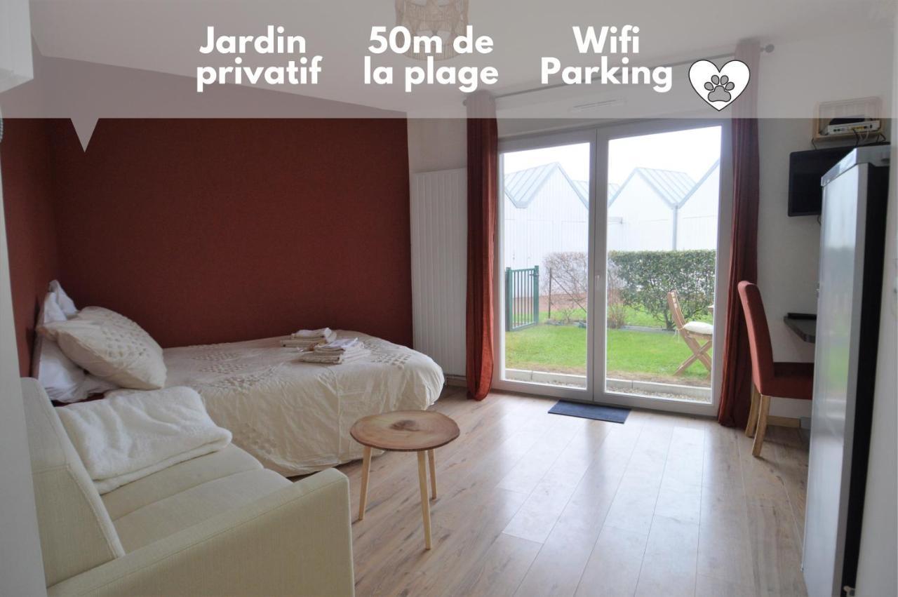 Jardin - à 50m de la plage - Wifi - Parking Courseulles-sur-Mer Extérieur photo